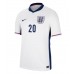 England Jarrod Bowen #20 Heimtrikot EM 2024 Kurzarm